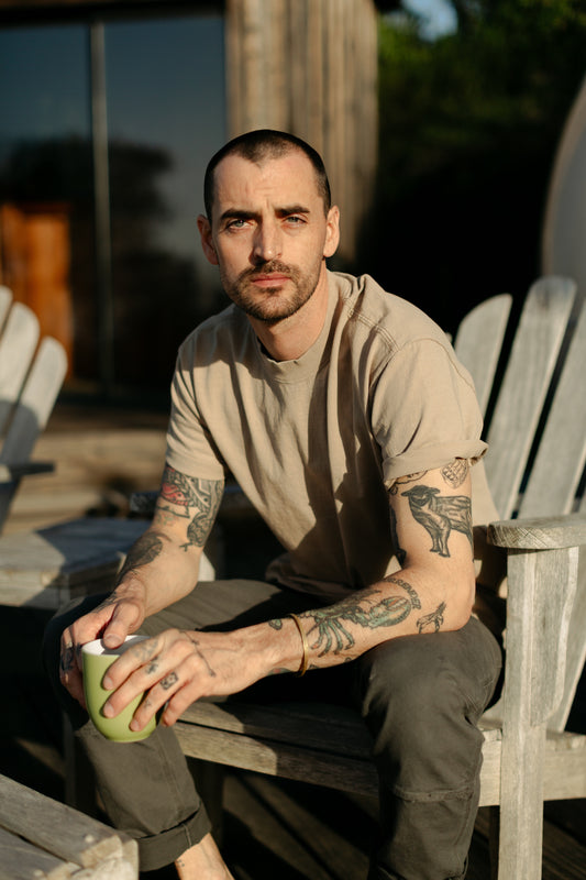 Country Heavy Tee Faded Sand