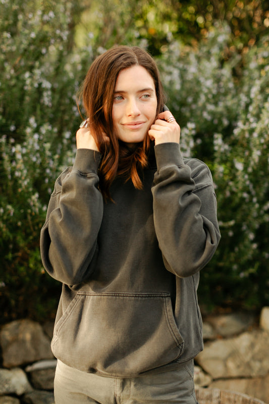 Sur Hoodie Faded Black